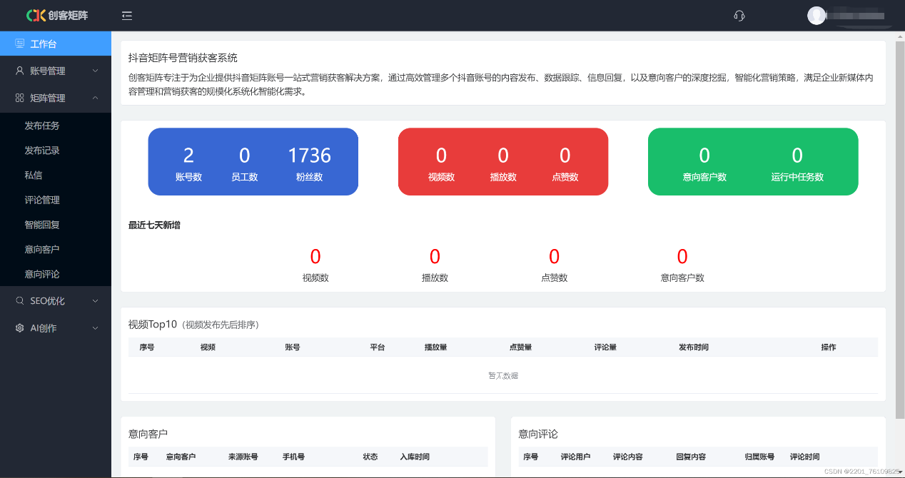 解決方法:矩陣營銷系統(tǒng):多平臺多賬號統(tǒng)一管理,系矩陣化自